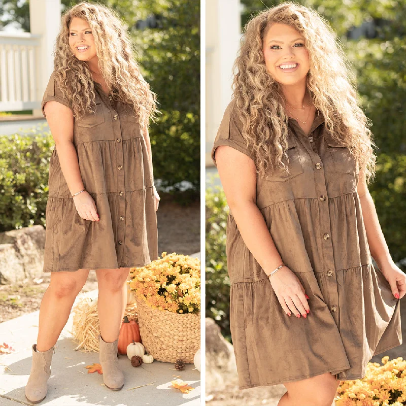 Women's Clothes For Work Events Whimsical Rhapsody Dress, Olive