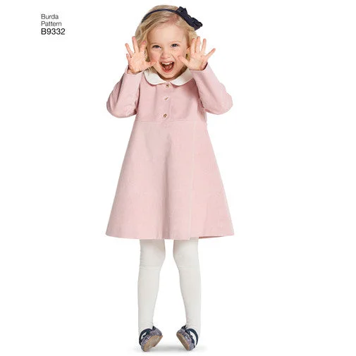 Trendy Women's Outfits for Casual Wear Burda Child Dresses 9332