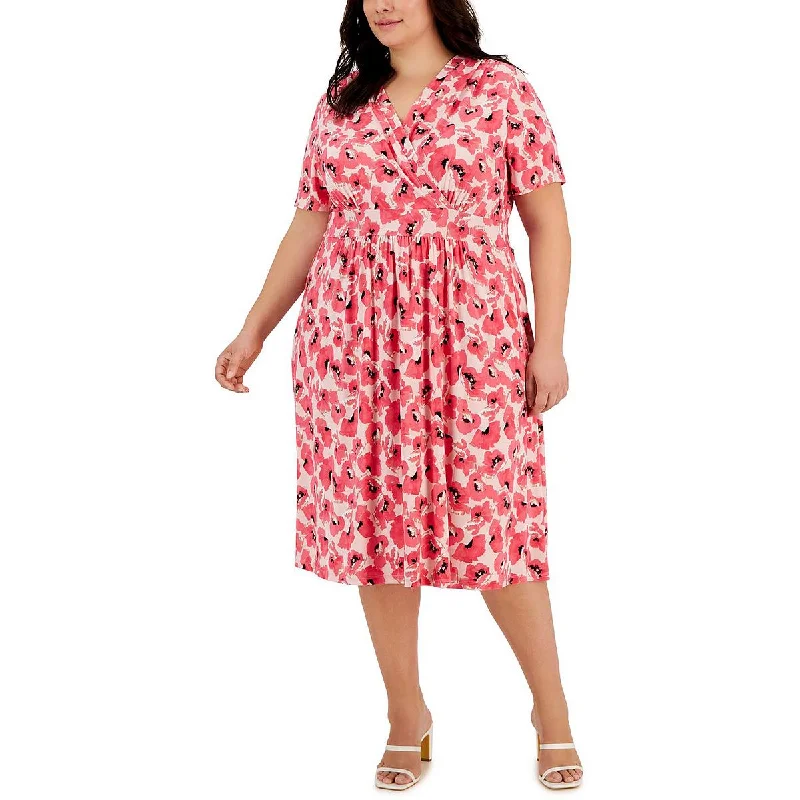 Women's Active Garments For Workouts Anne Klein Womens Plus Office Knee-Length Wear To Work Dress Women's Active Garments For Workouts Anne Klein Womens Plus Office Knee-Length Wear To Work Dress
