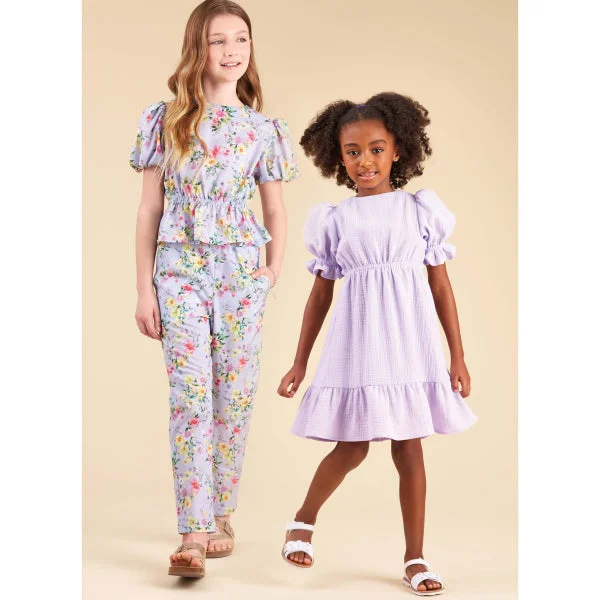 Chic Women's Clothing New Look Child/Teen Top, Dress and Trousers N6739