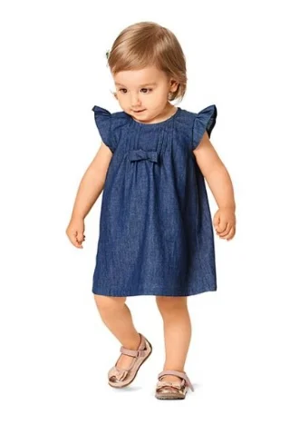 Stylish Outerwear Clothes For Women Burda Baby Top, Dress, Panties 9358