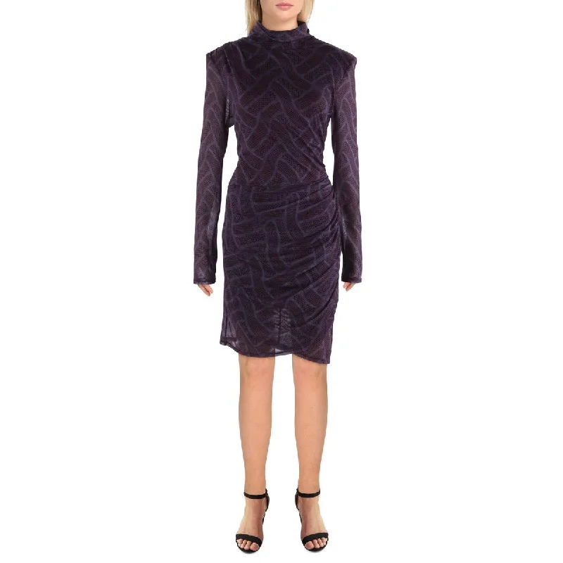 Chic Women's Clothing Online Cinq a Sept Womens Marlene Chiffon Printed Sheath Dress