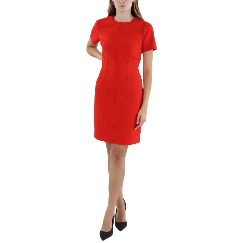 Women's Trendy Casual Clothes Maggy London Womens Fitted Above Knee Sheath Dress