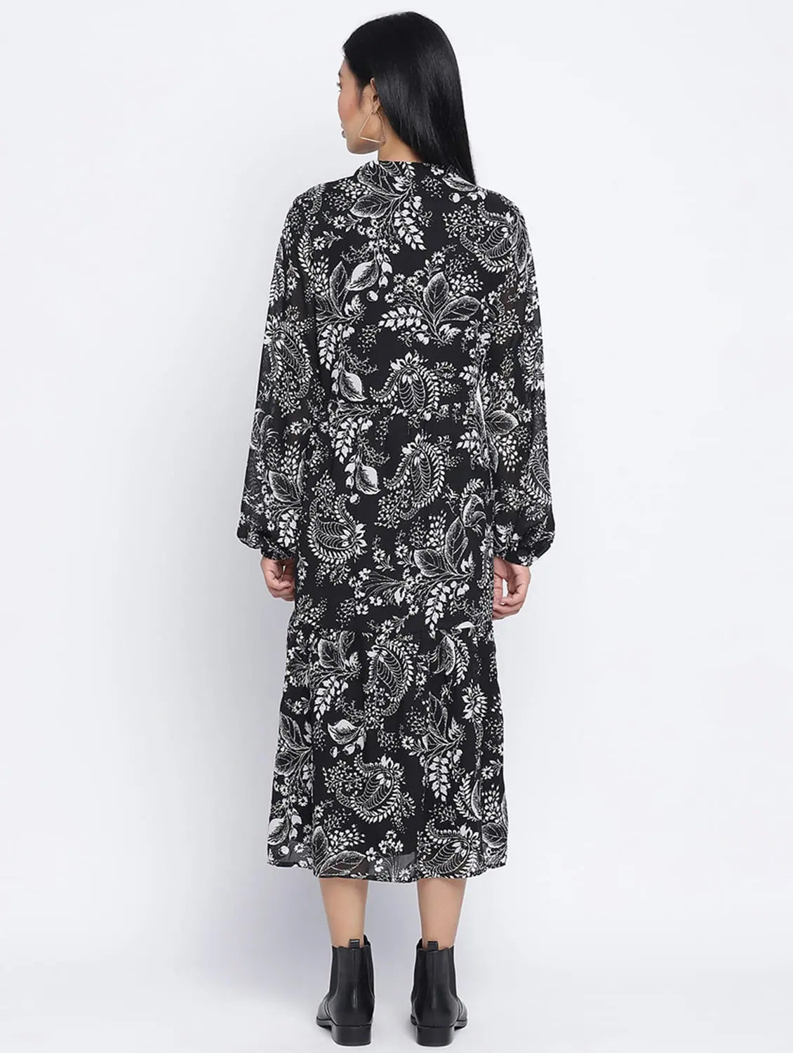 Casual Chic Women's Clothes Stunner Wink Printed Casual Women Dress