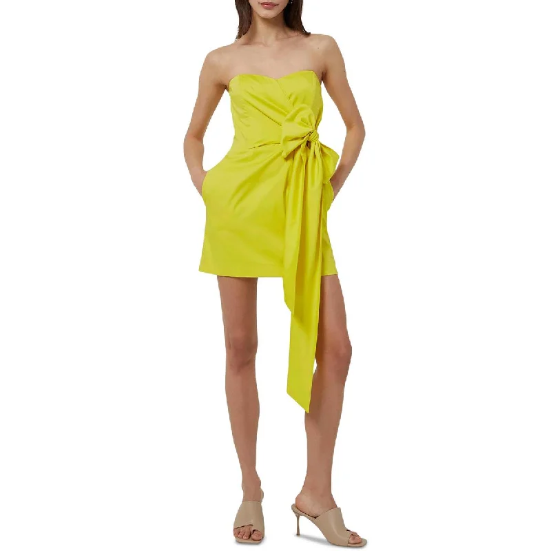 Online Boutiques French Connection Womens Bow Mini Sheath Dress
