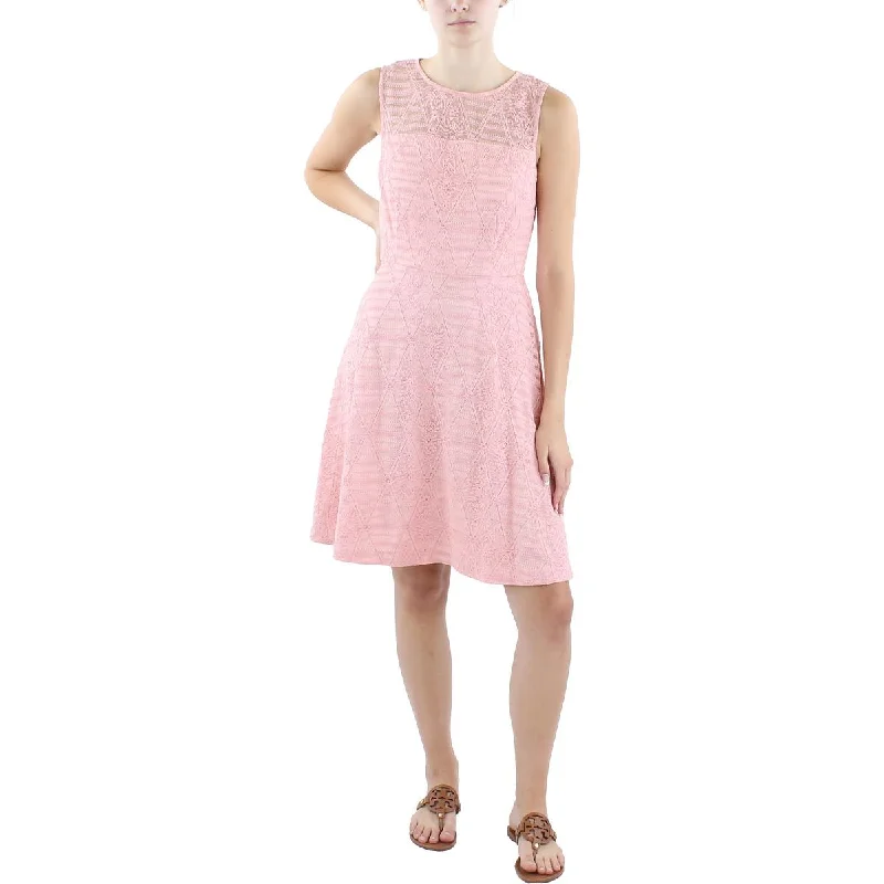 Women Wear Online Kensie Womens Lace Short Fit & Flare Dress
