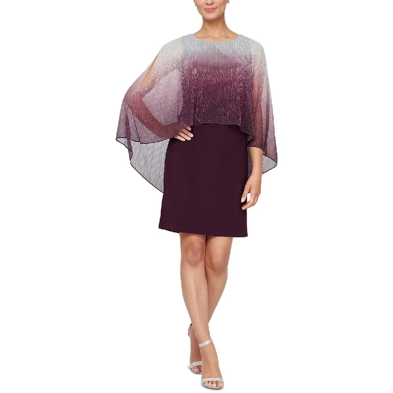 Women's Holiday Clothing SLNY Womens Plus  Sheath Dress
