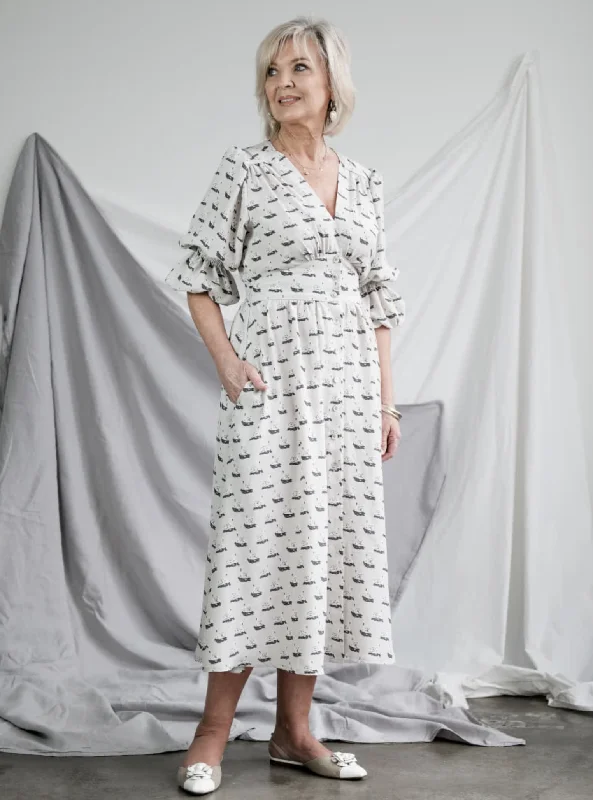 Women's Trendy Casual Outfit Style Arc Belle Woven Dress