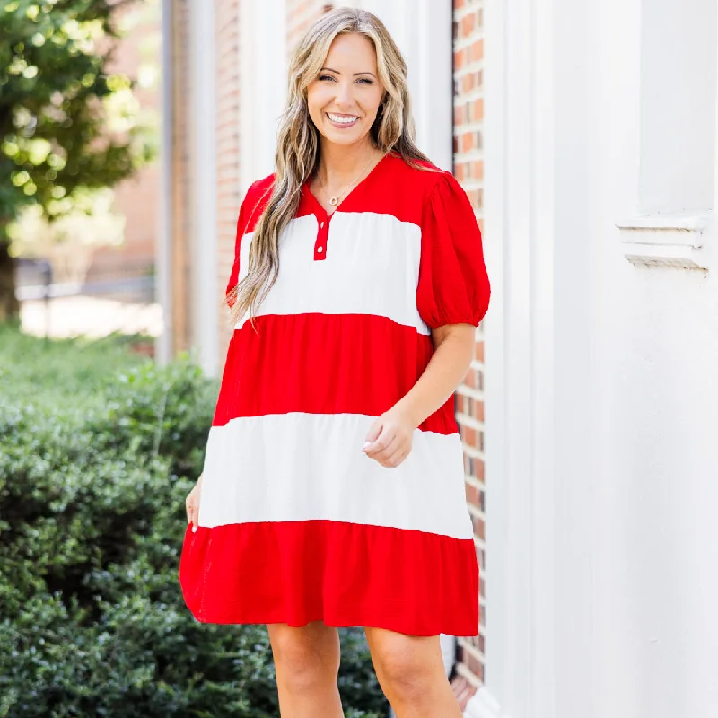 Flash Sale Or Flash Sales We Are The Champions Dress, Red