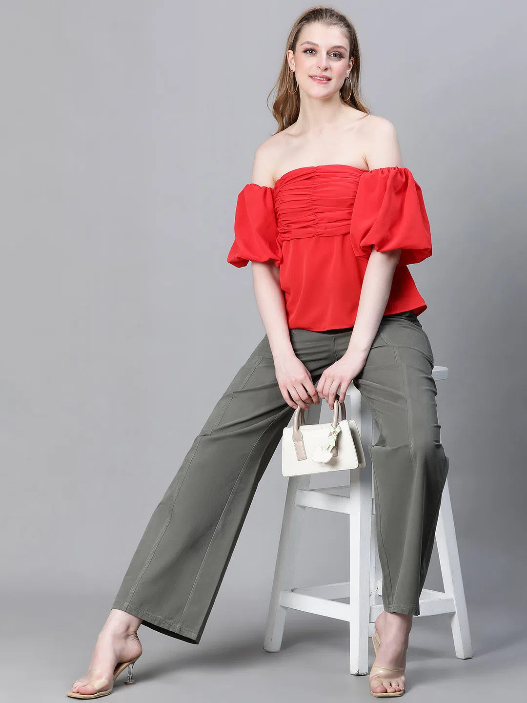 Women's Clothing Online Women Blue Shoulder Strap Button-Down Multipurpose Beachwear Cum Casual Cotton Dress-W23031WBW001