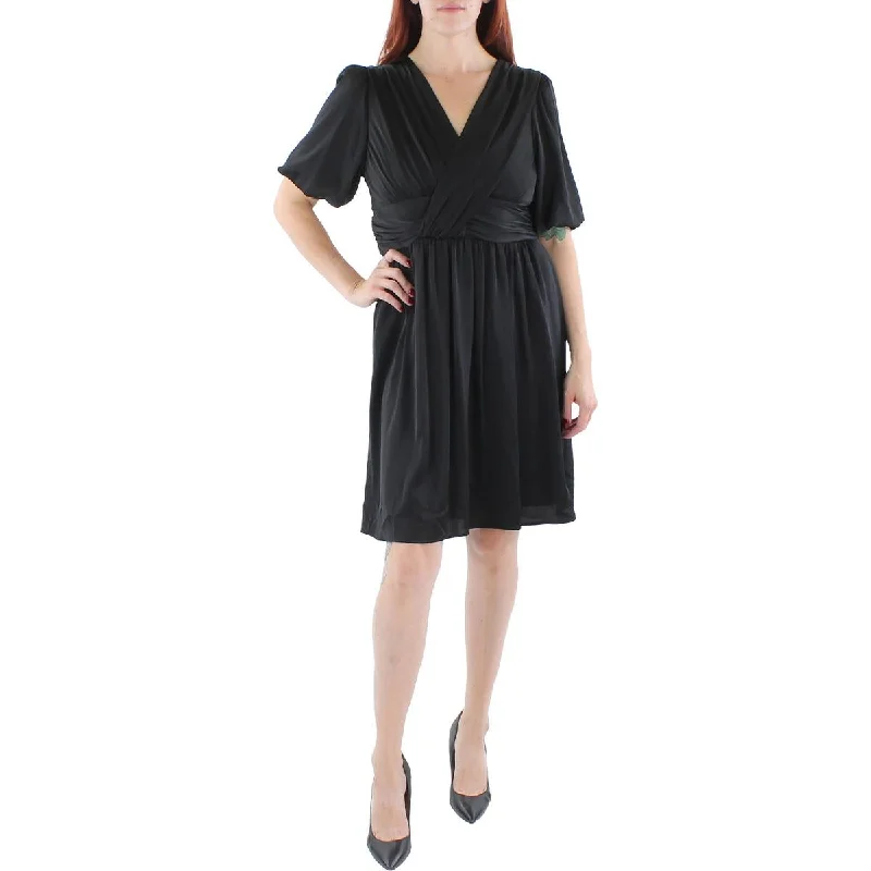 Sales For Clothes DKNY Womens Gathered Knee Sheath Dress