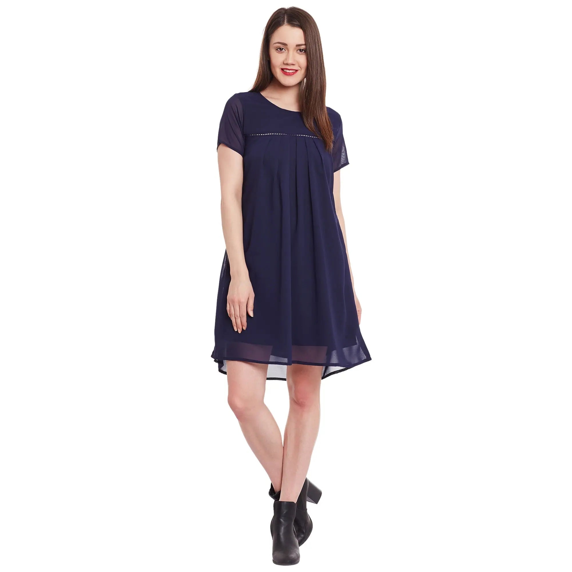 Women's Casual Garments Lace Dress-LAZL8037-XS