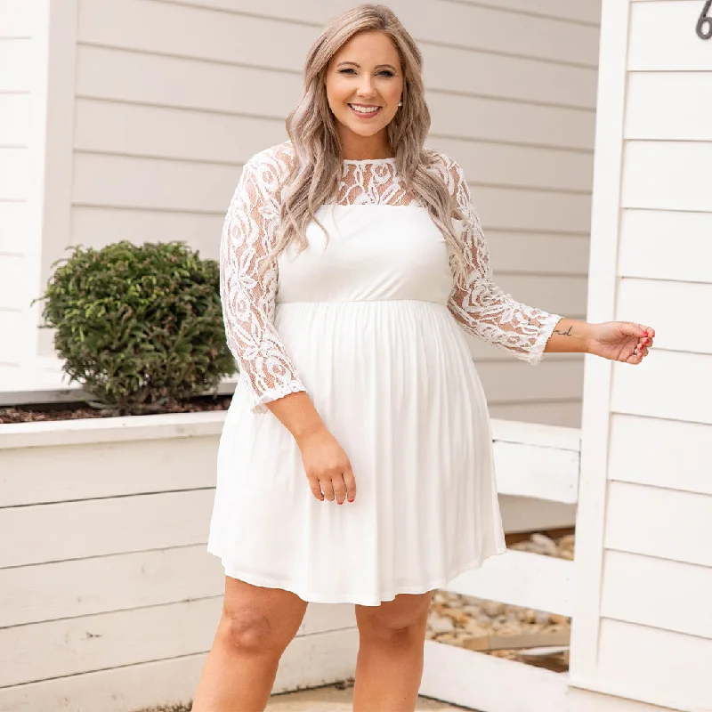 Best Clearance Sales Right Now Weekend Memories Dress, Ivory