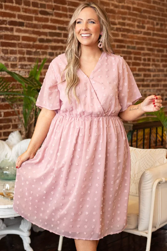 Women's Evening Clothing Evening In The Park Dress, Mauve