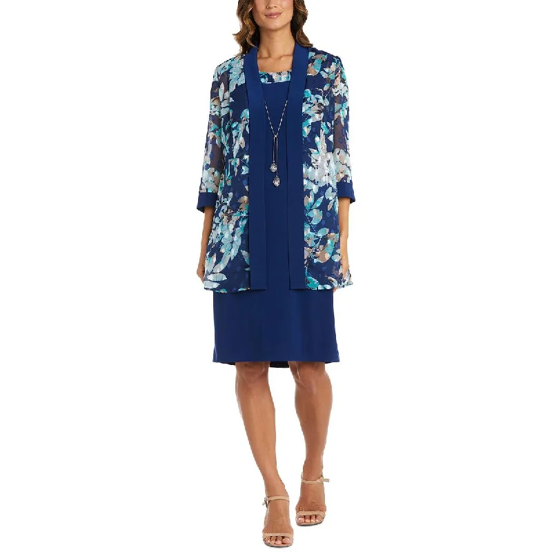 Latest Fashion R&M Richards Womens 2PC Printed Two Piece Dress
