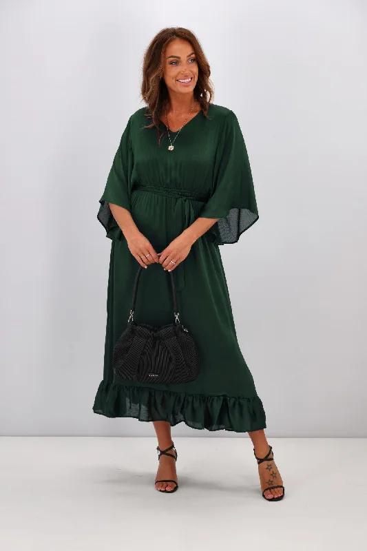 Women's Trendy Outfits Celebration by Shine On Chelsea Dress Green