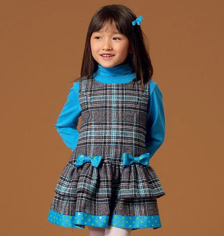 VIP Member Discount McCalls Children's Pinafore Dresses M7008