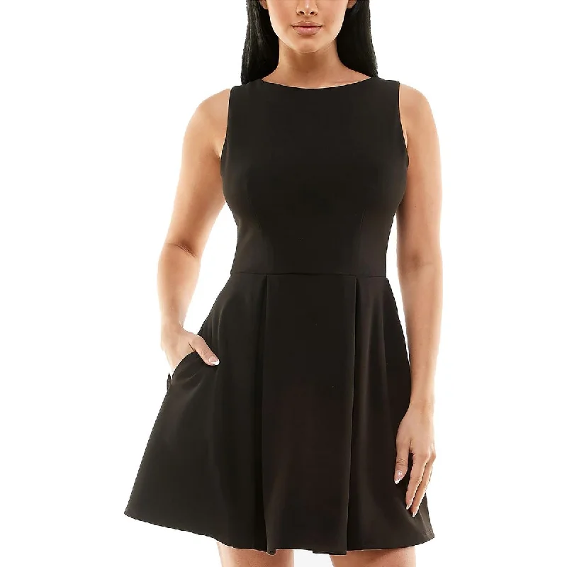 Affordable Women's Clothes Bee Darlin Womens Juniors Party Mini Fit & Flare Dress