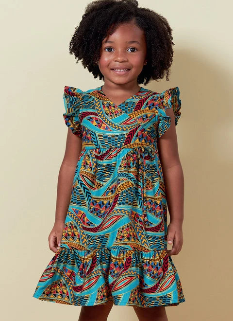 Stylish Savings Butterick Children's Dresses B6887