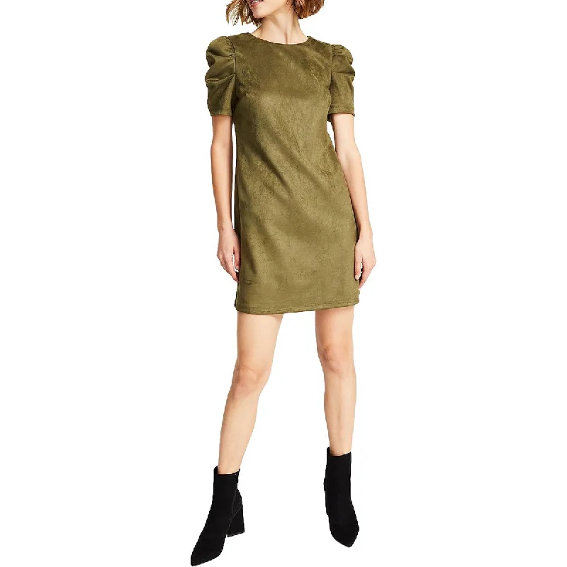 Fashion-forward Women's Wear Bar III Womens Solid Mini Sheath Dress