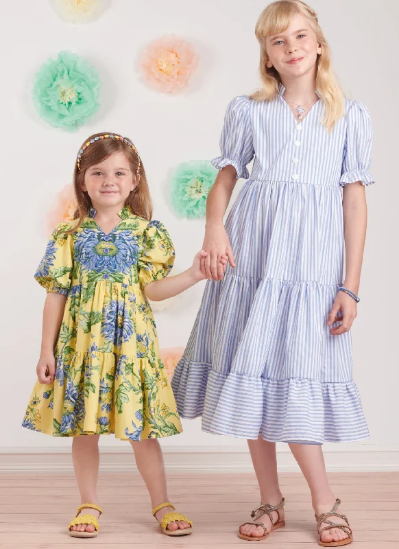 Women's Athletic Clothes Simplicity Child/Teen Dresses S9900
