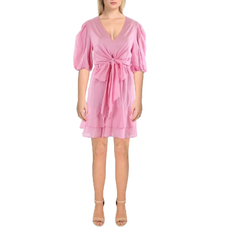 Casual Chic Clothing Lauren Ralph Lauren Womens Summer Above-Knee Babydoll Dress