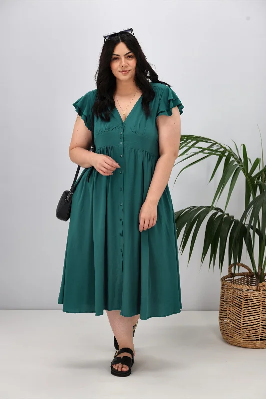 Online Boutiques Clothing Boho Australia Ridley Dress Emerald
