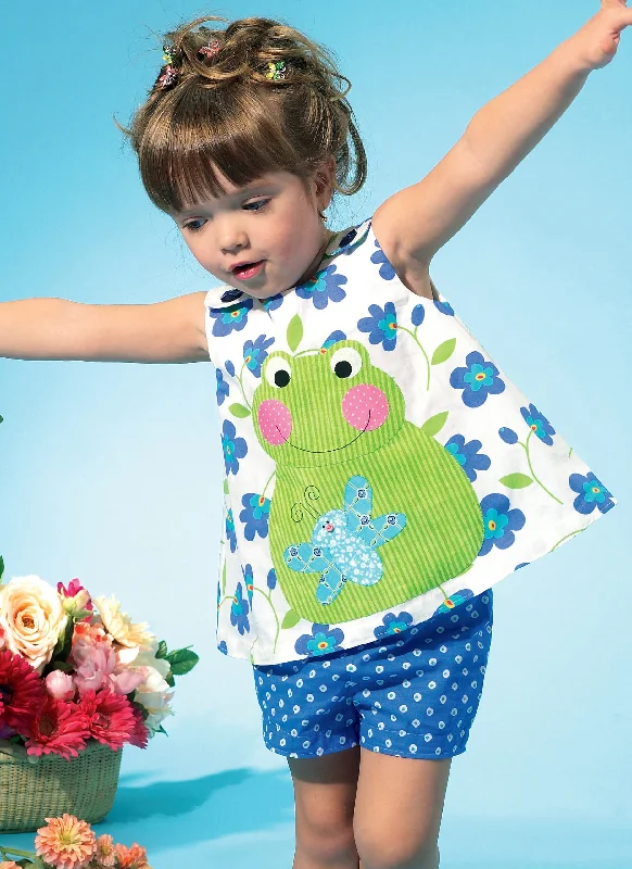 Casual Fashion McCalls Babies' Top, Dress and Shorts M6541