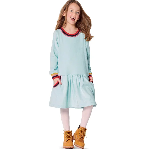 Premium Style Burda Child Dresses 9286