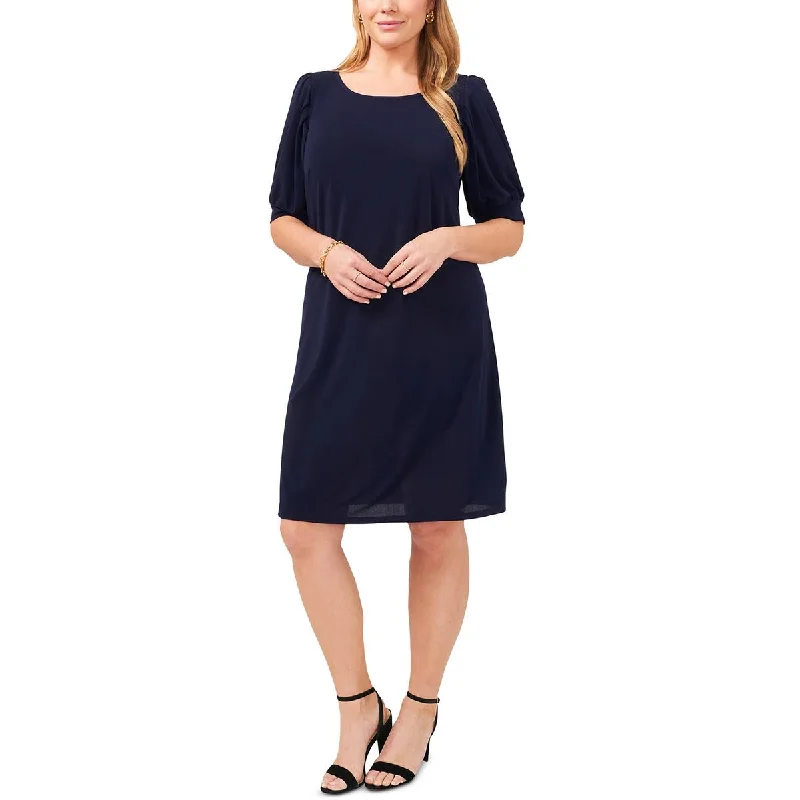 Casual Clothes For Women MSK Womens Plus Puff Sleeve Knee-Length Sheath Dress