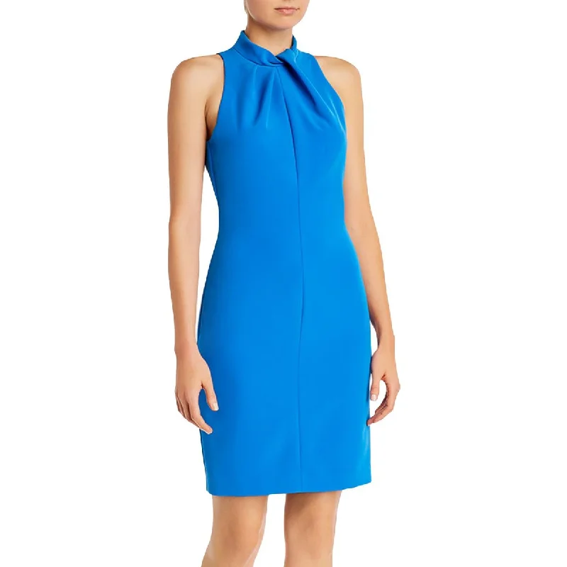 Free Spirited Fashion Black Halo Womens Work Office Sheath Dress