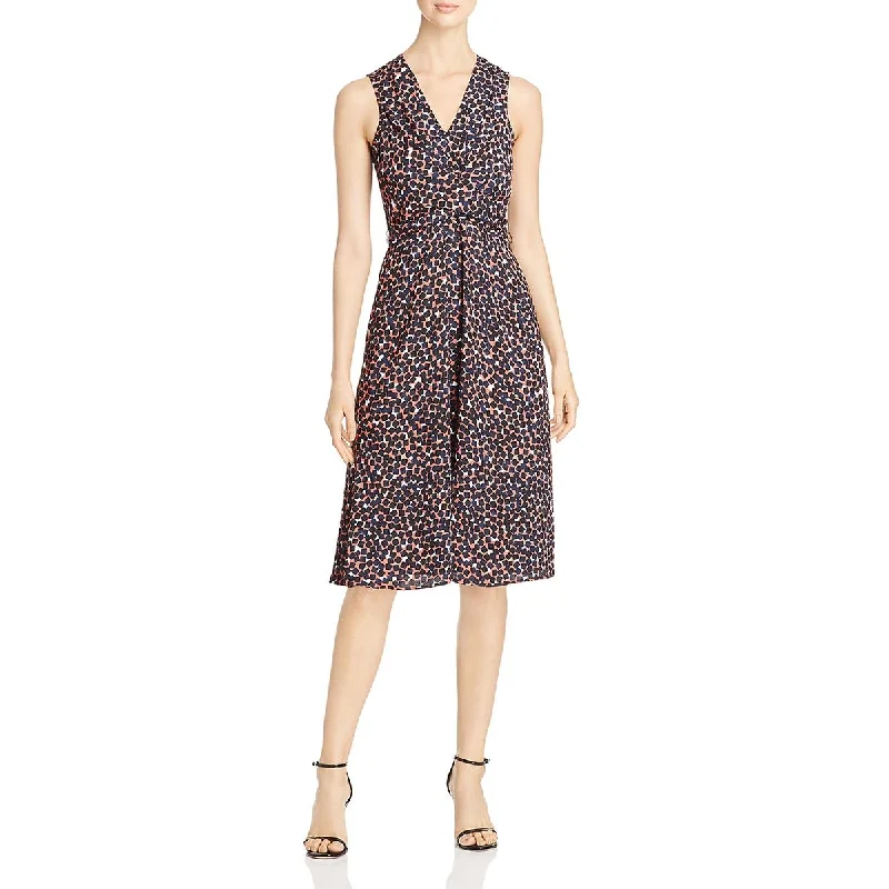 Wardrobe Upgrade Nic + Zoe Womens V Neck Belited Cocktail Dress