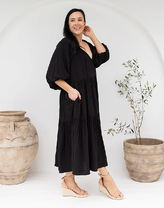 Casual and Comfortable Outfits Bee Maddison Jackson Dress Black