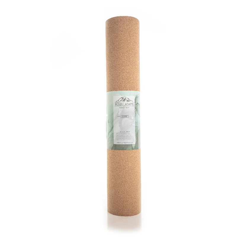 Shop Smart, Stretch Better With Yoga Gear Deals Cork Wide Yoga Mat by Mount Adams® (72" x 26" x 6mm)