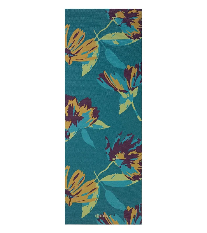 Bring Balance To Your Practice And Budget Gaiam 6mm Premium Reversible Yoga Mat Floral Mantra