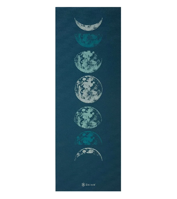 Elevate Your Experience With Must-Have Yoga Gear Gaiam 6mm Premium Reversible Yoga Mat Lunar Wave