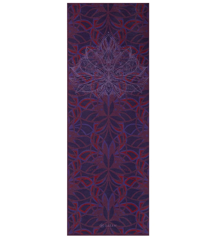 Mindful Movement Starts With Mindful Savings Gaiam Premium Reversible Yoga Mat 6mm Divinity