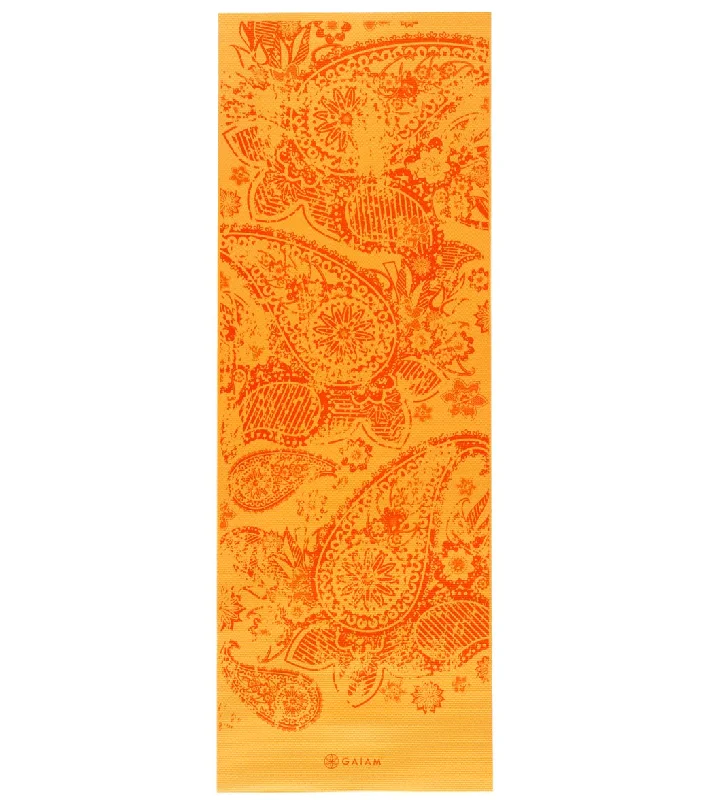 Premium Yoga Blocks And Straps At Lower Prices Gaiam Reversible Elephant Printed Yoga Mat 68" 6mm Extra Thick