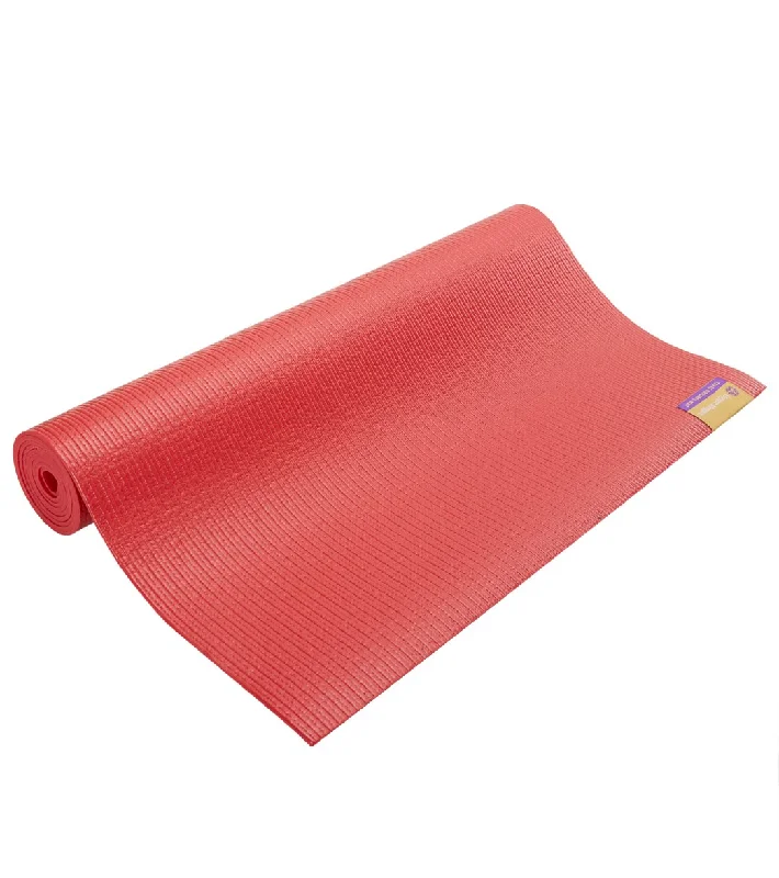Your Yoga Journey Starts With Savings Hugger Mugger Tapas Original Extra Long Yoga Mat 80" 3mm Cherry