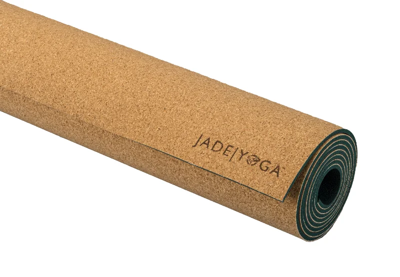 Relax And Restore With Yoga Accessories On Sale Jade Cork Yoga Mat - Hot Yoga - Eco Friendly - JadeYoga