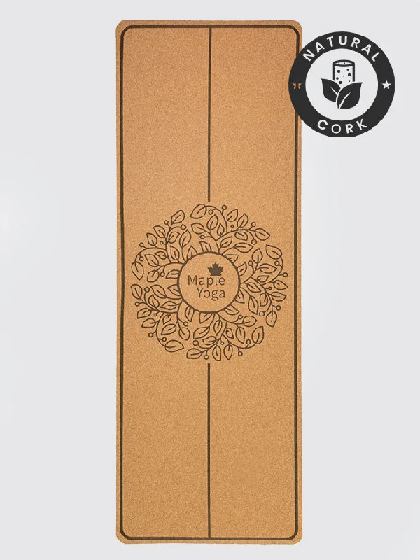 Breathe Easy With Budget-Friendly Yoga Gear Maple Yoga Cork Tree Mandala Yoga Mat 4mm