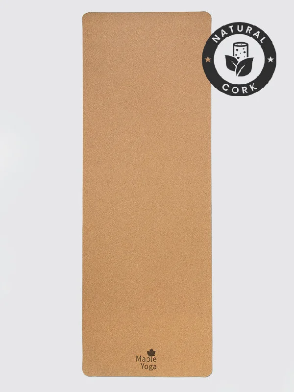 Flexible Fashion For Every Pose At Special Prices Maple Yoga Cork Yoga Mat 4mm