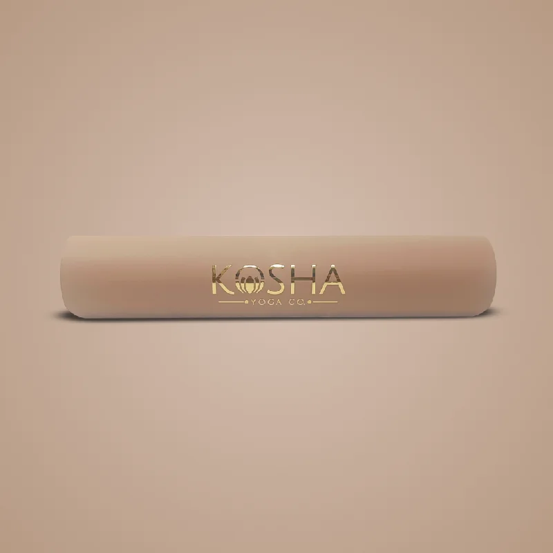 Upgrade Your Practice With Discounted Yoga Props Mocha PUre Align Yoga Mat
