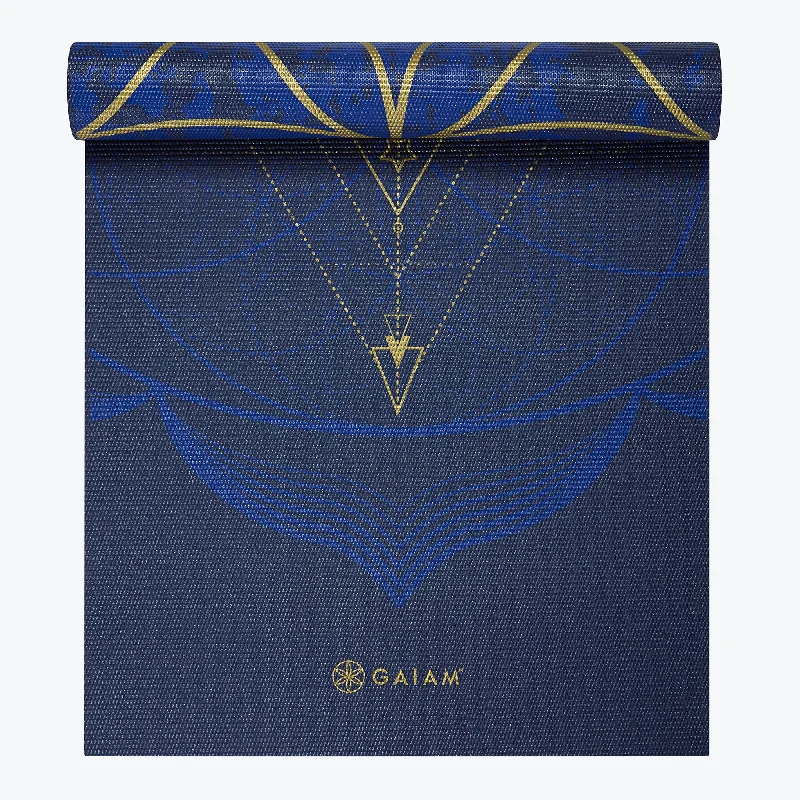 Strengthen Your Practice, Lower Your Costs Reversible Metallic Sun & Moon Yoga Mat (6mm)