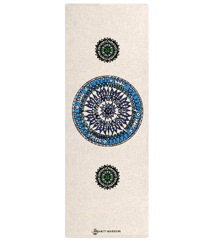 Stay Grounded With Yoga Gear On Sale Shakti Warrior Mandala Hemp Yoga Mat 72" 3mm