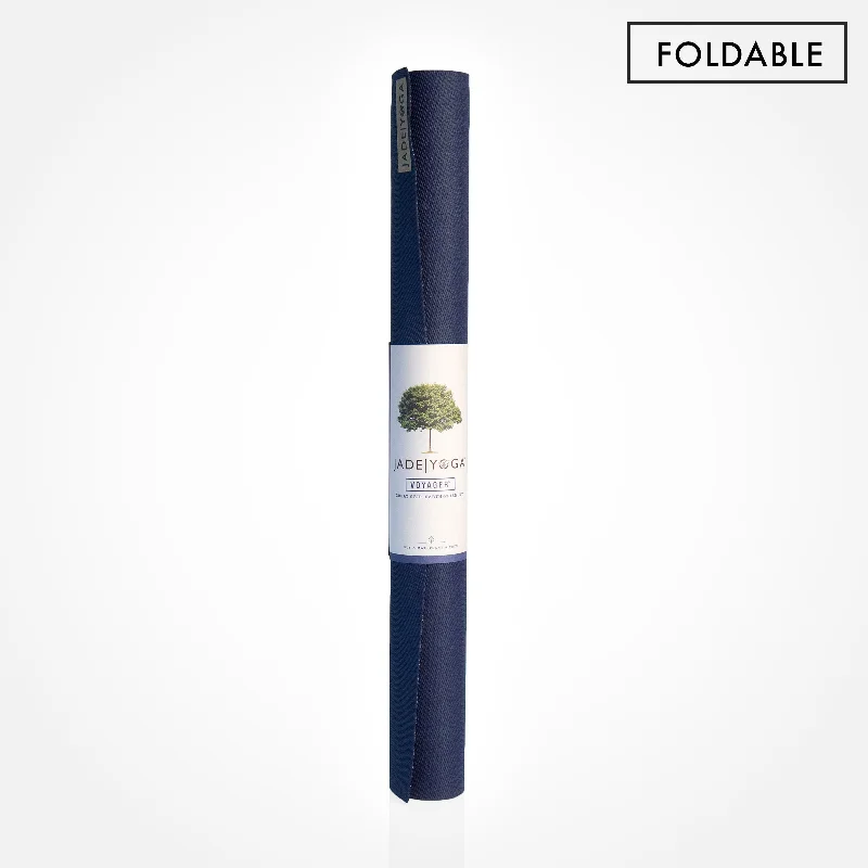 Support Your Flow With Discounted Yoga Equipment Jade Voyager Mat - Lightweight and Portable - JadeYoga