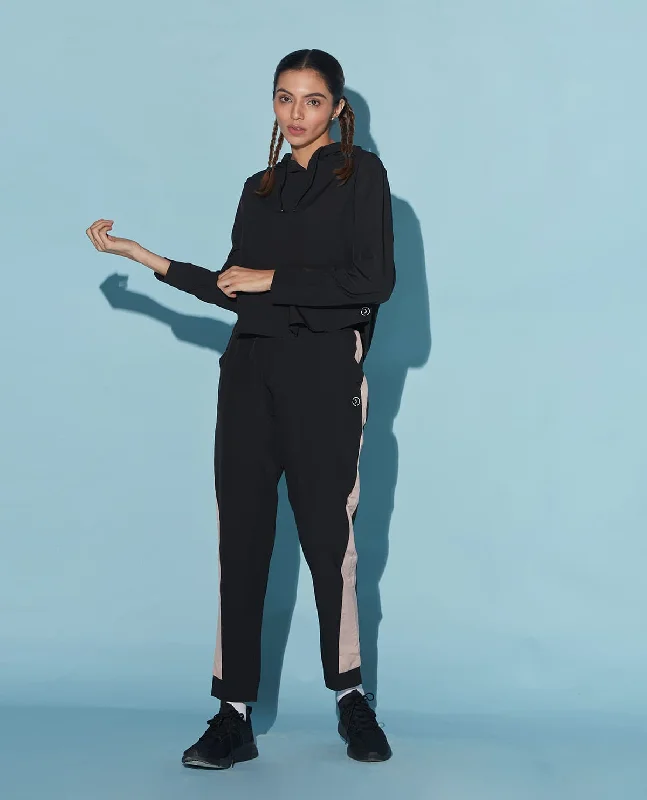 Limited-Time Sale On Stylish Yoga Apparel Bright Track Set: Black