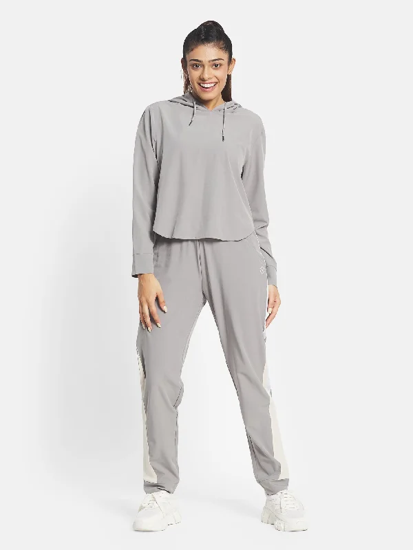 Namaste And Save On Yoga Apparel Bright Track Set: Grey