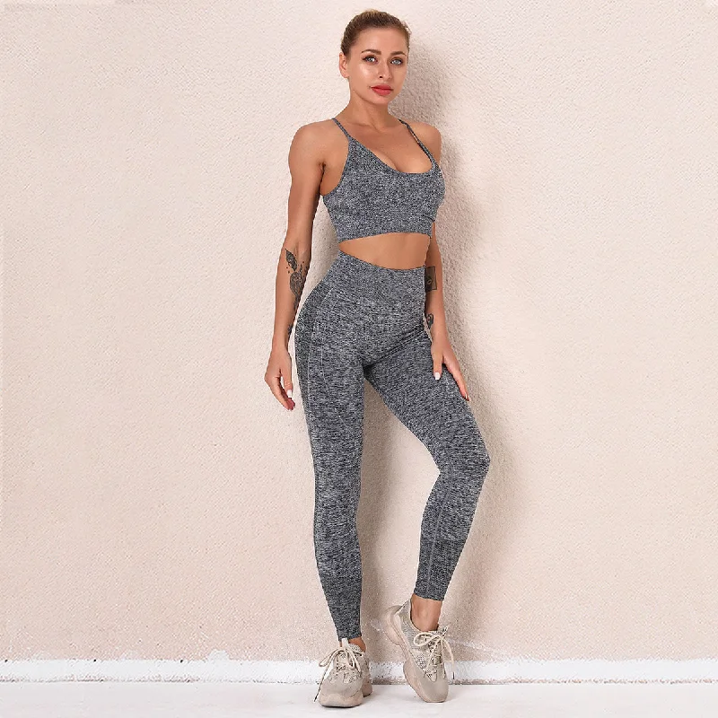 Soft, Supportive Yoga Wear At Unbeatable Savings Chic Seamless Yoga Set