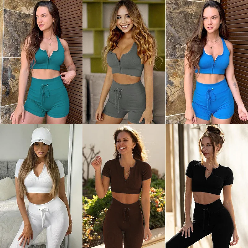 Performance Meets Savings In Our Yoga Wear Sale Dynamic Fit: Women's Active Collection: Bra, Short Sleeve Top, Long Sleeve Top, Shorts, Leggings